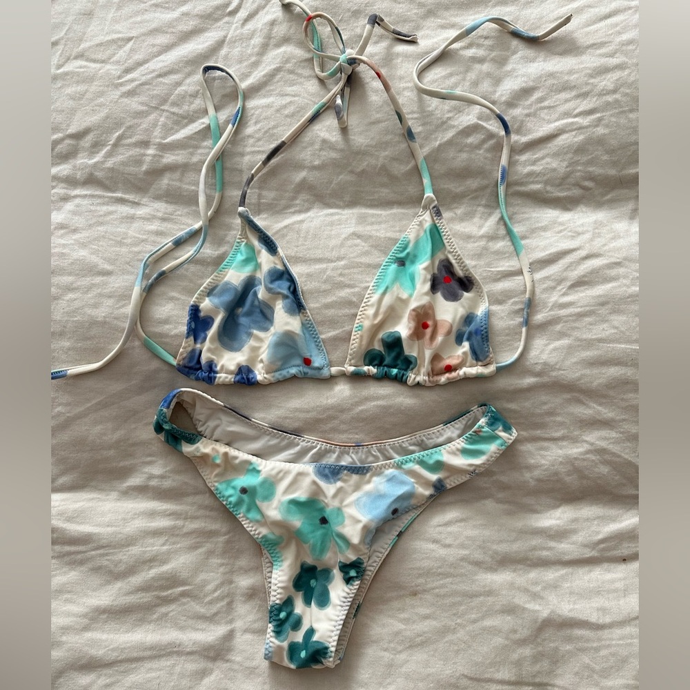 With Jean Bikini